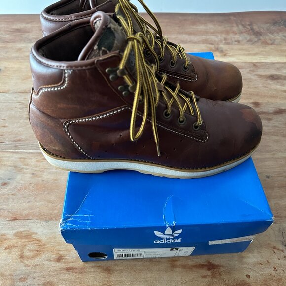 Adidas Adi Leather Navvy Boot - Size 8M - Picture 3 of 7